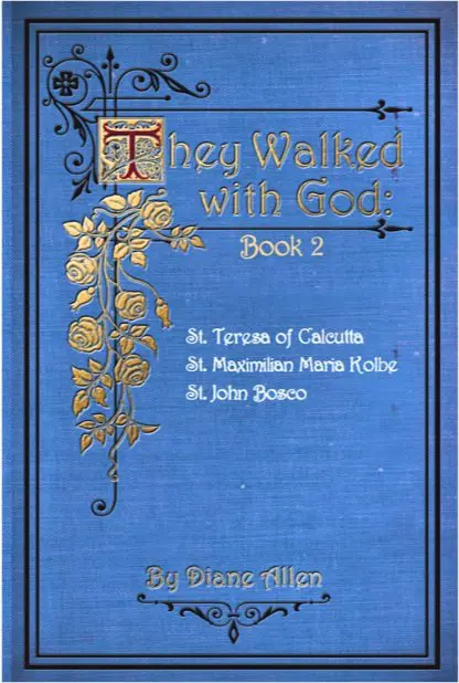 A book cover with flowers and gold lettering.