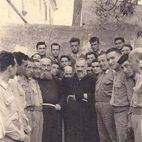 A group of men standing next to each other.