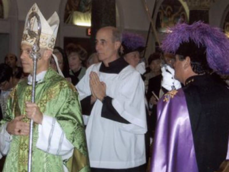 A group of people in costume at an event.