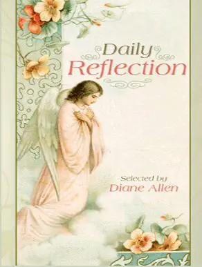 Daily Reflection by Diane Allen, angel illustration.